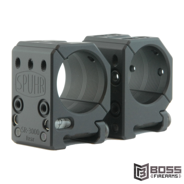 Spuhr - 30mm Separate Rings 0 MOA 1" - SR-3000 - 7340150700522 - Boss Firearms - BossFirearms.com