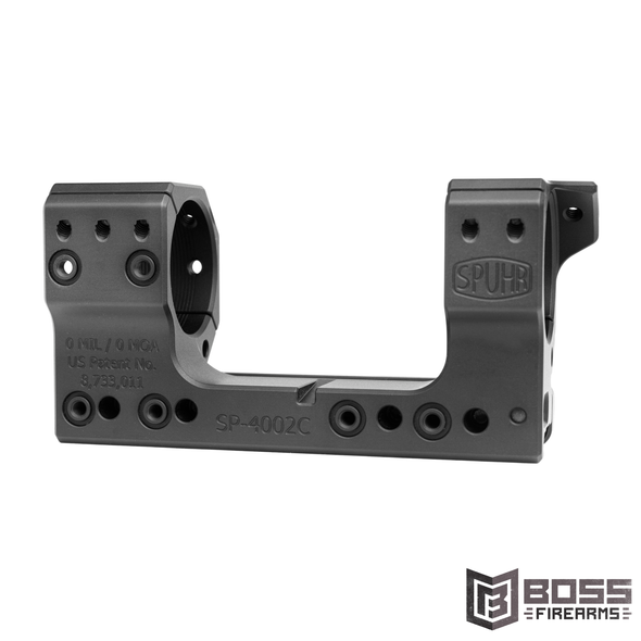 Spuhr - 34mm Picatinny Mount 0 MOA - 1.5" Extended Housing - SP-4002C - 7340150701895 - Boss Firearms - BossFirearms.com