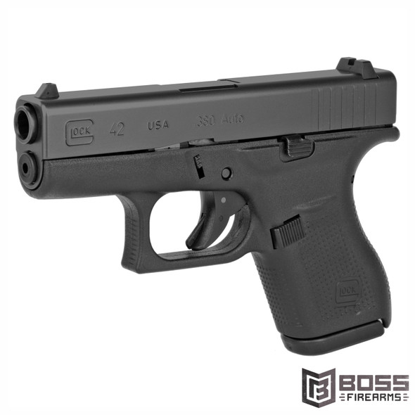 Glock - 42 .380ACP Pistol 3.25" - UI4250201 - 764503910616 - Boss Firearms - BossFirearms.com