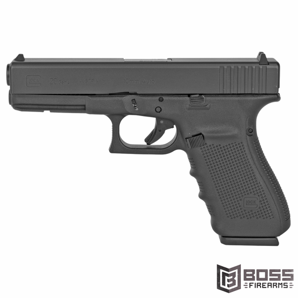Glock 20 Gen 4 10mm Pistol - 4.61" - G20415AUT - 764503914430 - Boss Firearms - BossFirearms.com