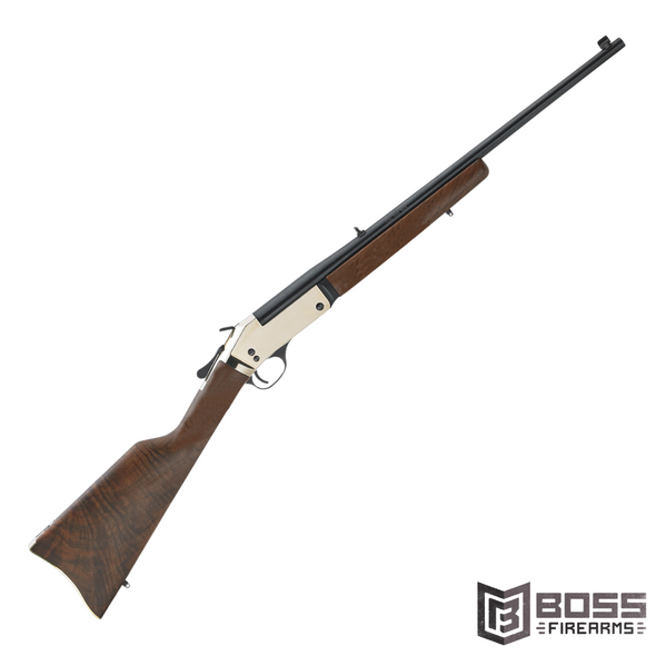 Henry - Single Shot 44 Magnum Rifle Brass 22" - H015B-44 - 619835400123 - Boss Firearms - BossFirearms.com