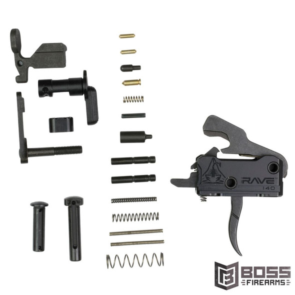 Rise Armament - Rave Lower Parts Kit w/ Trigger - T017-12003 - 850011713174 - Boss Firearms - BossFirearms.com