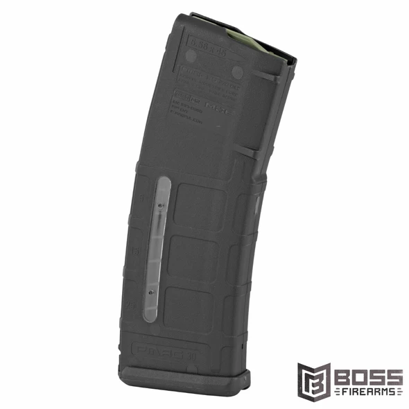 Magpul PMAG30 GenM2 windowed 5.56NATO Magazine for AR-15 - MAG570-BLK - 873750008226 - Boss Firearms - BossFirearms.com