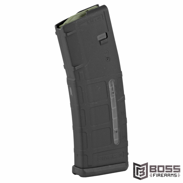 Magpul PMAG30 GenM2 windowed 5.56NATO Magazine for AR-15 - MAG570-BLK - 873750008226 - Boss Firearms - BossFirearms.com