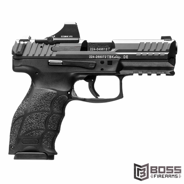 HK - VP9 9mm Pistol - 4.09" 3 dot w/Holosun SCS optic - 81000802 - 642230265349 - Boss Firearms - BossFirearms.com