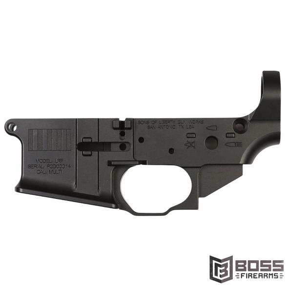 Sons of Liberty Gun Works - AR-15 billet Ambi Lower Receiver - FCD-AMBI-LR - 785939519372 - Boss Firearms - BossFirearms.com