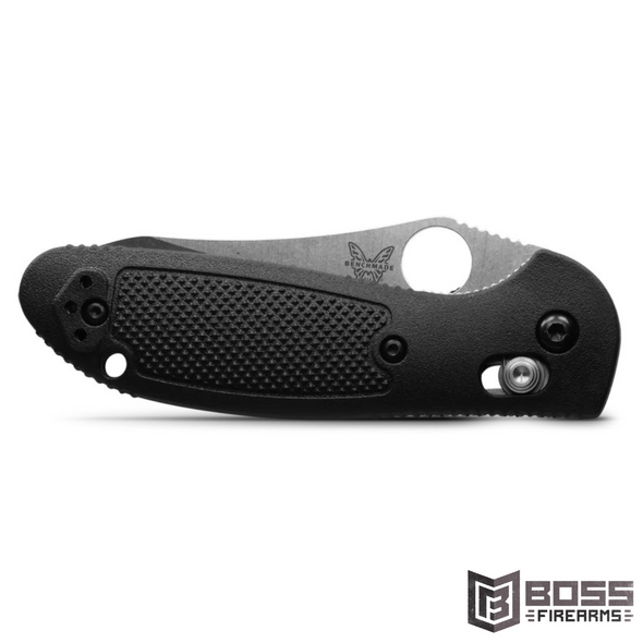 Benchmade - Mini Griptilian - Black Grivory - Sheepsfoot Folding Knife - 555-S30V - Boss Firearms - BossFirearms.com