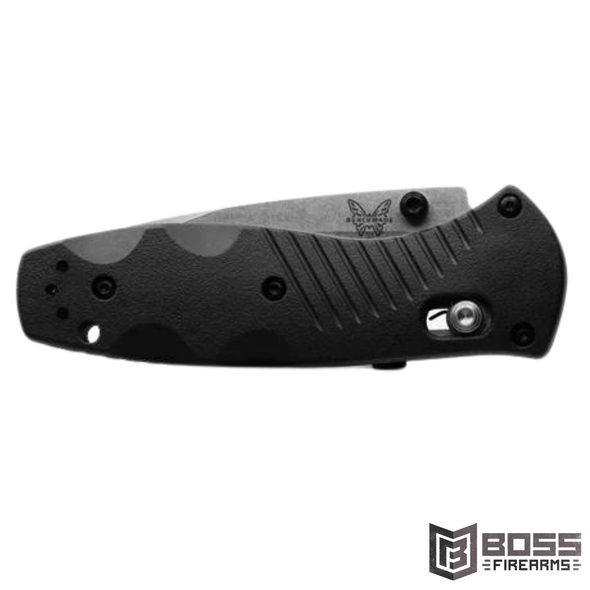 Benchmade - Mini Barrage Pocket Knife - Black Valox - AXIS® Assist - #585 - 610953130800 - Boss Firearms - BossFirearms.com
