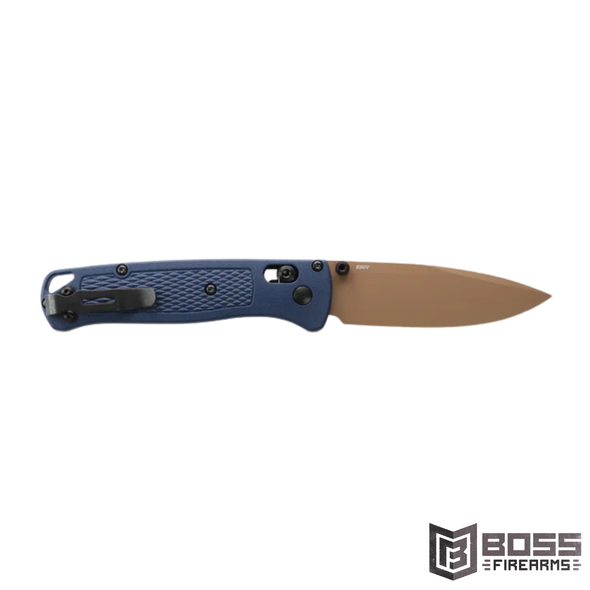 Benchmade - Bugout Crater Blue Grivory - 535FE-05 -610953210854 - Boss Firearms - BossFirearms.com