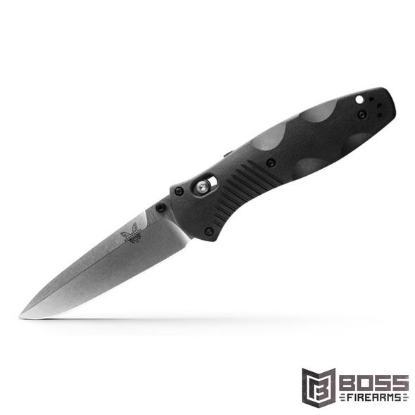 Benchmade Barrage | Black Valox | Assisted Opening Folding Knife - 580 - 610953130763 - Boss Firearms - BossFirearms.com