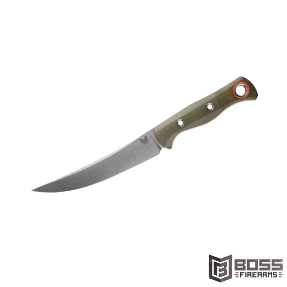 Benchmade - Meatcrafter OD Green G10 - 15500-3 - 610953206475 - Boss Firearms - BossFirearms.com