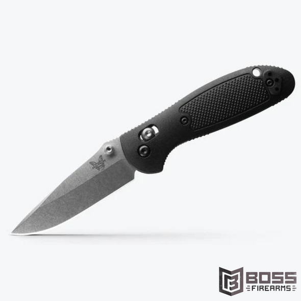 Benchmade Mini Griptilian - Black Grivory - Drop Point - 556-S30V - Boss Firearms - BossFirearms.com