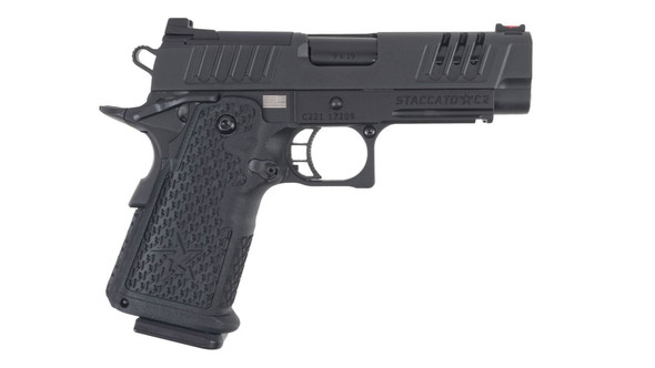 Staccato C2 DPO Carry 9mm 3.9" | 16+1 Capacity | Fiber Optic Sights #10-1601-000102