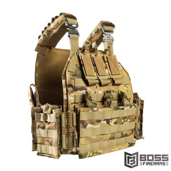 Guard Dog Body Armor Sheppard Quick Release Black Plate Carrier SHEPPARD-MULTICAM - Boss Firearms