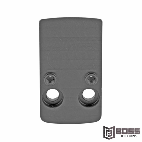 Trijicon, RMRcc, Adapter, Fits S&W M&P Shield OR, Springfield Hellcat OSP, Glock 43X MOS and 48MOS, Black Color AC32092