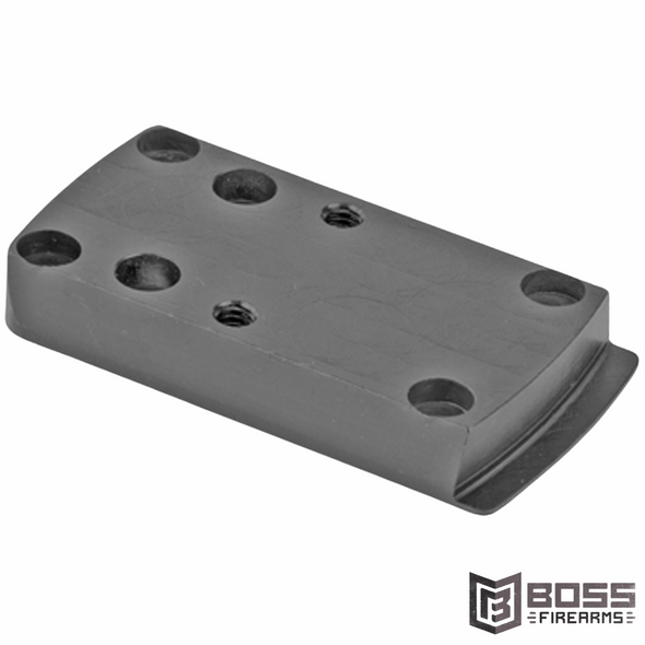 Trijicon, RMRcc, Adapter, Fits S&W M&P Shield OR, Springfield Hellcat OSP, Glock 43X MOS and 48MOS, Black Color AC32092