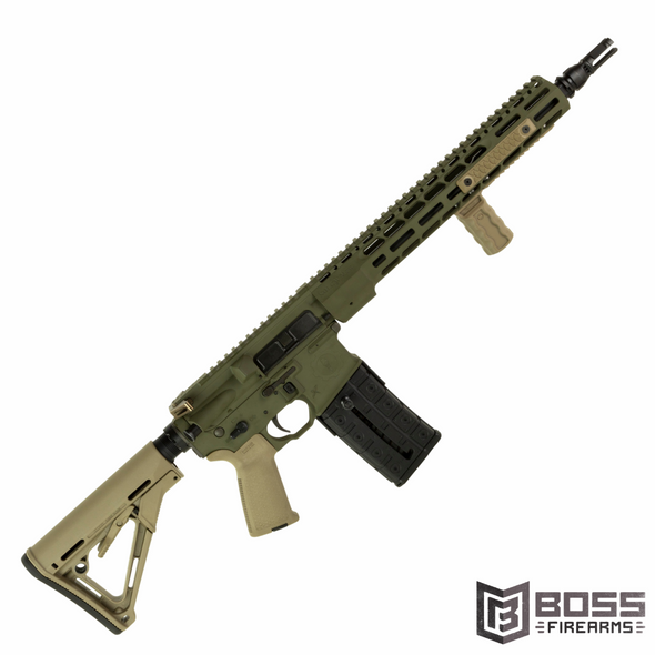 Sons of Liberty Gun Works - LRF Sage Dynamics 5.56NATO 13.7" Barrel - SAGE-LRF-13.7-OD-CA - 676821362735 - Boss Firearms - BossFirearms.com