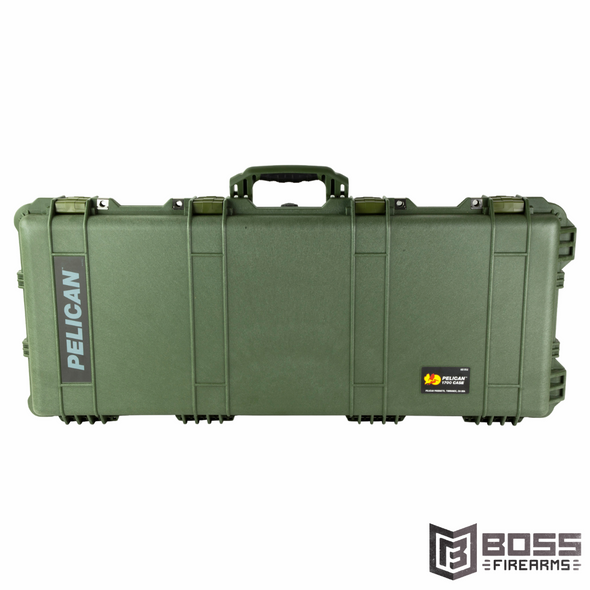 Pelican - 1700 Protector Long Case - OD Green - #017000-0000-130 - 019428181826 - Boss Firearms - BossFirearms.com