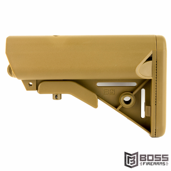 B5 Systems SOPMOD Stock Assembly AR Milspec - Coyote - SOP-1076 - 814927020023 - Boss Firearms - BossFirearms.com