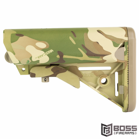 B5 System SOPMOD Stock Assembly AR Milspec - Multicam - SOP-1078 - 814927020597 - Boss Firearms - BossFirearms.com