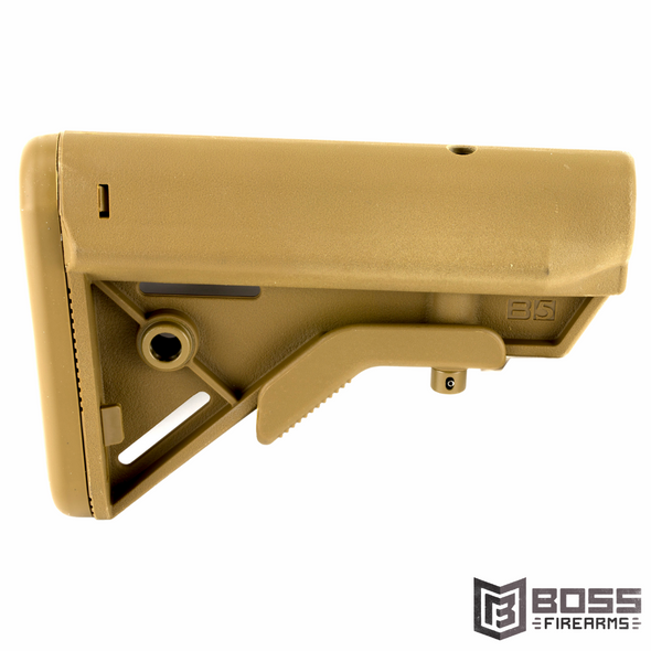 B5 Systems Bravo Stock Assembly Milspec - Coyote Brown - BRV-1086 - 814927020085 - Boss Firearms - BossFirearms.com