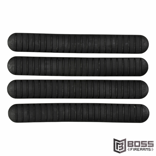 B5 Systems Rails Covers 4 Pack Fits M-LOK Black - RCM-1256 - 814927022140 - Boss Firearms - BossFirearms.com