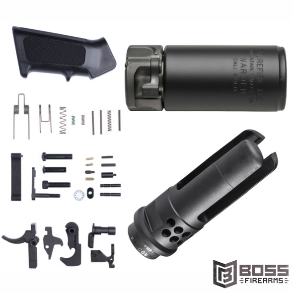 SUREFIRE WARDEN/WARCOMP - BLACK - 3 PRONG COMBO #BLK3PRGKITCOMBO