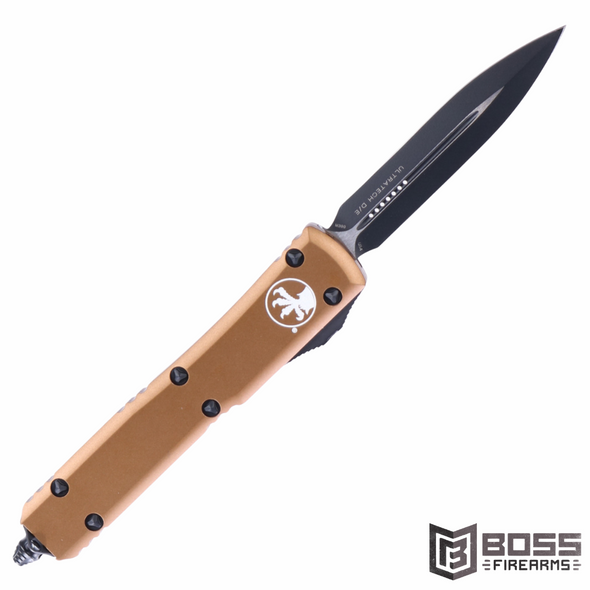 Microtech - Ultratech D/E - OTF - Tan CC - 122-1TA - Boss Firearms - BossFirearms.com