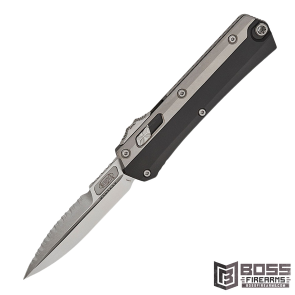 Microtech - Glykon Bayonet - Stonewash - OTF - 184-11 - Boss Firearms - BossFirearms.com