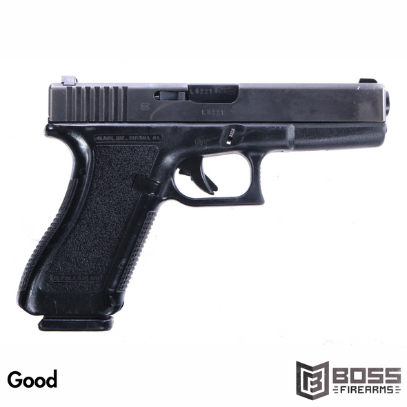 Glock 17 Gen 2 9mm Pistol - 4.49" 17rnds - Police Trade In - Used - PI17502 - Boss Firearms - BossFirearms.com