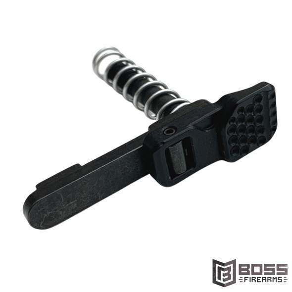 Forward Controls Design - Enhanced Mag Release Button - Ambidextrous - dimpled lever - EMR-A, AA - 682318760489 - Boss Firearms - BossFirearms.com