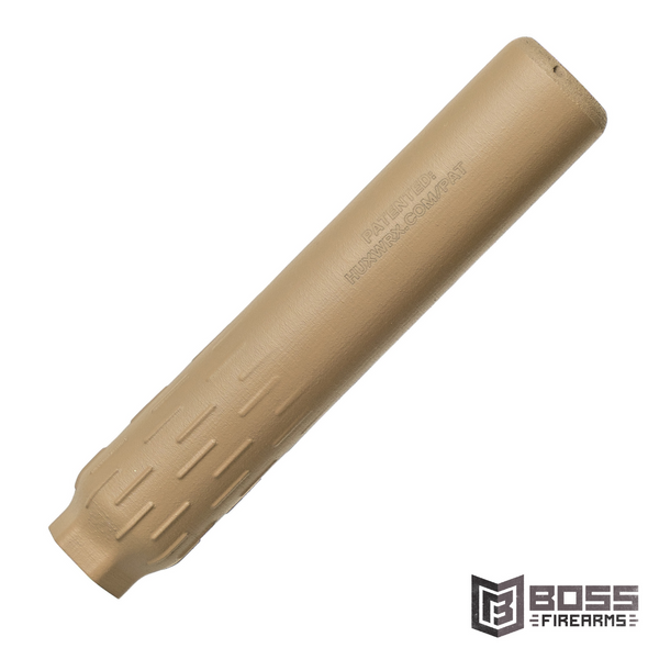 Huxwrx FLOW 22TI .22 Cal Titanium Direct Thread Suppressor - FDE - 3166 - 706433764303 - Boss Firearms - BossFirearms.com