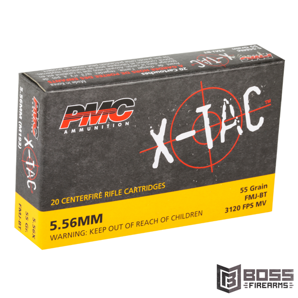 PMC Ammunition - XTAC 5.56 NATO - #5.56X - 741569010115 - Boss Firearms - BossFirearms.com