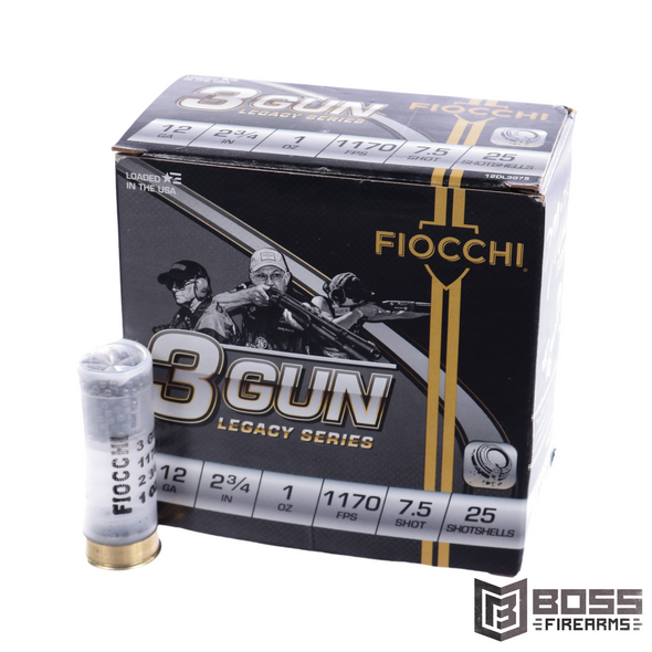Fiocchi - 3 Gun Match - 12 ga - 12DL3G75 - Boss Firearms - BossFirearms.com