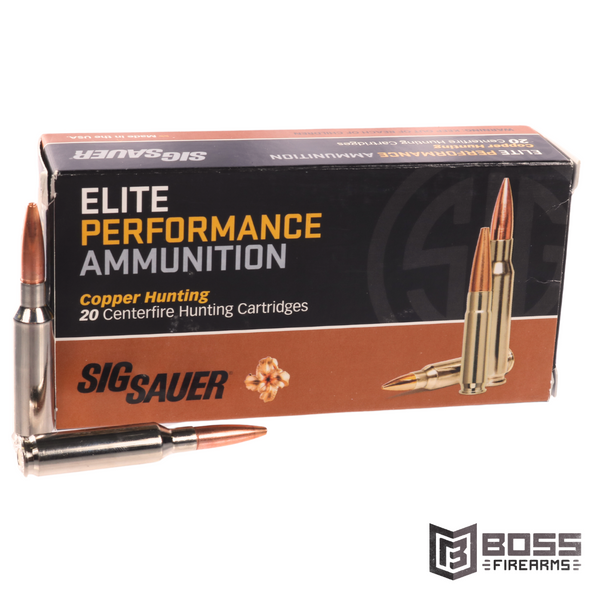 Sig Sauer - Elite Performance Hunting 6.5 Creedmoor 120 gr 20/Box - E65CH1-20 - 798681576777 - Boss Firearms - BossFirearms.com