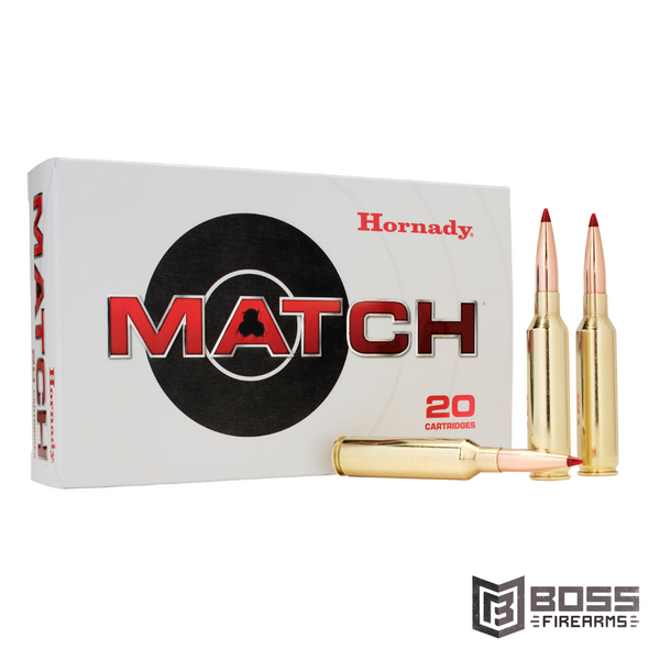 Hornady - Match 7MM PRC 180gr 20/Box - 80711 - 090255720747 - Boss Firearms - BossFirearms.com