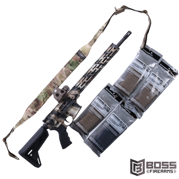 LMT Defense - MARS-L 5.56 MRP Rifle - 16" EOS Bundle - #MRPMLK16-MARS-CAMO - Boss Firearms - BossFirearms.com