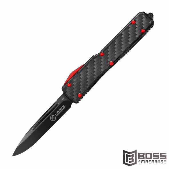Krate - Carbon Fiber OTF Knife - KRT-OTF-CF-X - Boss Firearms - BossFireams.com