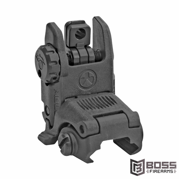 Magpul - MBUS Back-Up Rear Sight Gen 2 - MAG248-BLK - 873750004358 - Boss Firearms - BossFirearms.com