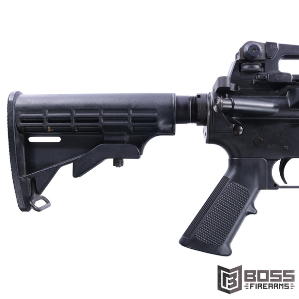 DPMS - 16" M4 5.56 NATO FSB Rifle W/ Rear MBUS - Used - Boss Fireams - BossFirearms.com
