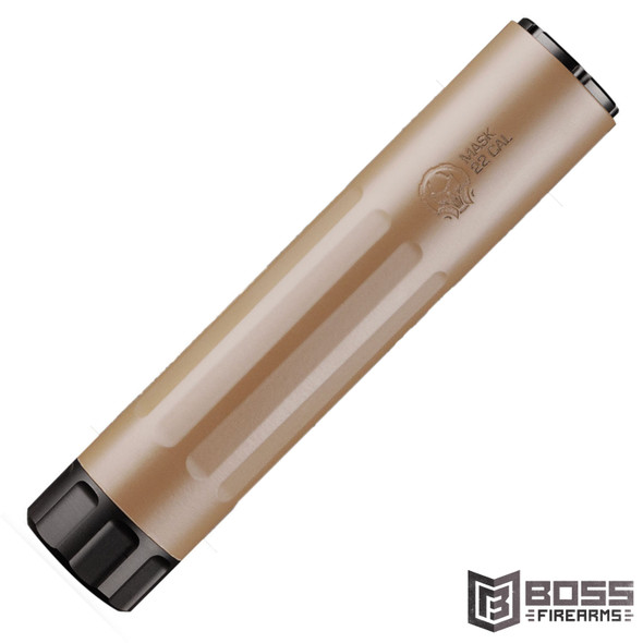 Dead Air Armament - Mask-22 Rimfire Suppressor - MASK22FDE - 810128162272 - Boss Firearms - BossFirearms.com