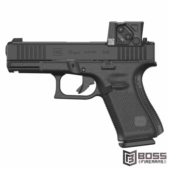 Glock - 19 Gen5 Aimpoint COA Optic Mounted 19 MOS 9mm Pistol 4.02" - PA195SB03MOS8A3 - 764503064883 - Boss Firearms - BossFirearms.com