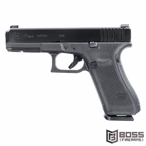 Glock - 17 Gen5 9mm Pistol w/ Ameriglo Night Sights - PA1750302AB-USED - 764503023156 - Boss Firearms - BossFirearms.com