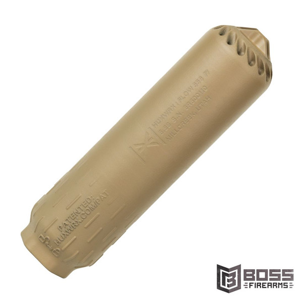 Huxwrx - Flow 556 Ti Suppressor FDE - 3291 - 706433764471 - Boss Firearms - BossFirearms.com