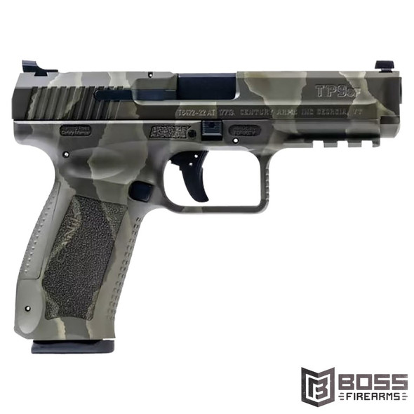 Canik - TPS9F 9mm Pistol Reptile Green 4.46" - HG4865RG-N - 787450879225 - Boss Firearm - BossFirearms.com