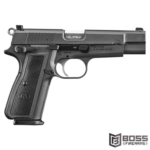 FN America - High Power 4.7" 9mm Pistol - 66-100256 - 845737013585 - Boss Firearms - BossFirearms.com