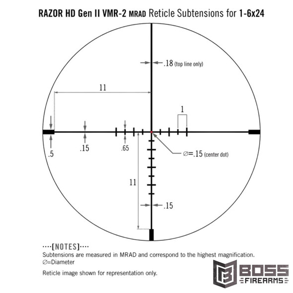 Vortex - Viper PST Gen II 1-6x24 VMR-2 MRAD Scope - PST-1607 - 875874006140 - Boss Firearms - BossFirearms.com