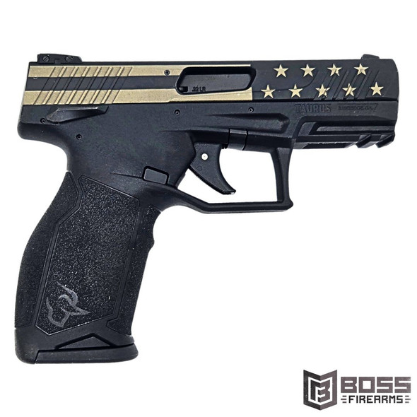 Taurus - TX22 American Flag 22LR Pistol - 1-TX22141-USBT - 725327932857 - Boss Firearms - BossFirearms.com