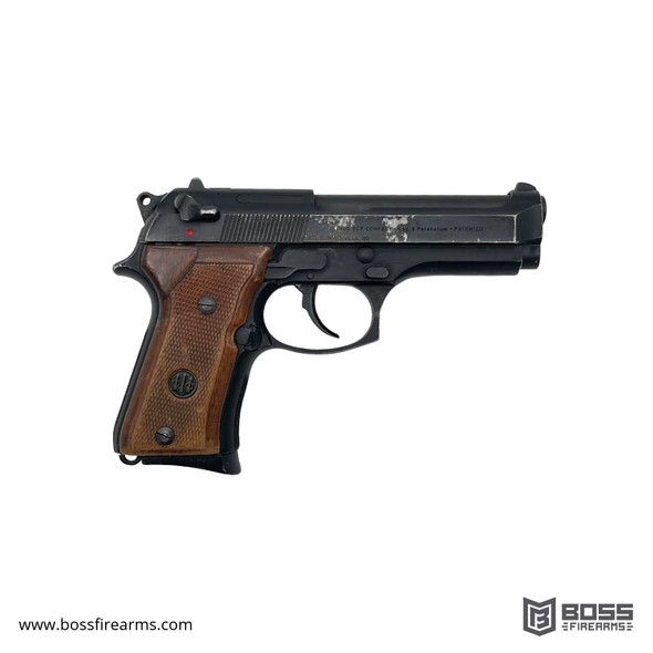 Beretta - 92F Compact 9mm 4.3" Semi-Auto Pistol - Wood Grips (Pre-Owned)