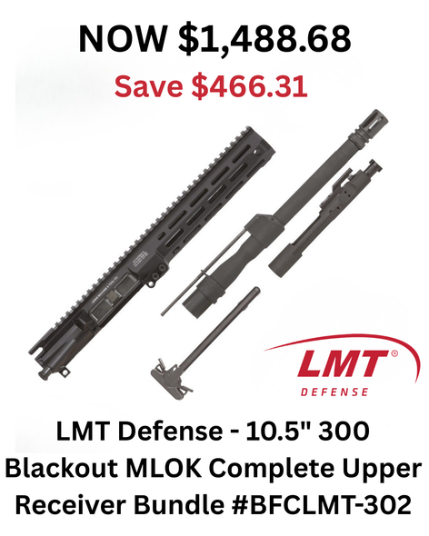 LMT Defense - 10.5" 300 Blackout MLOK Complete Upper Receiver Bundle - #BFCLMT-302